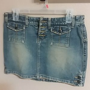 Billabong denim mini skirt Size 3